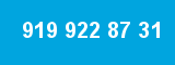 919 922 87 31 919 922 87 31